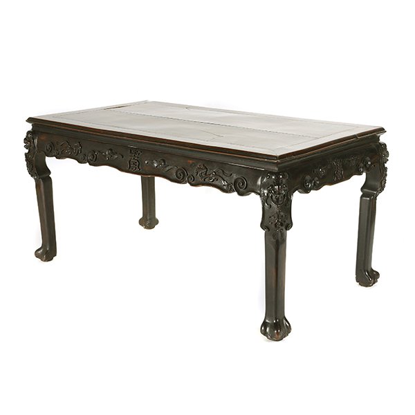 A Carved Rosewood Table, Republic Period (1 of 5)