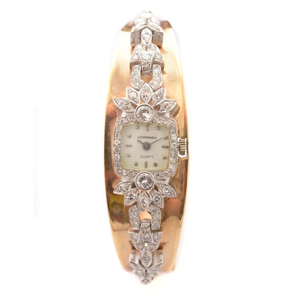 Ladies Longines Diamond, Platinum, 14k Yellow Gold (1 of 5)