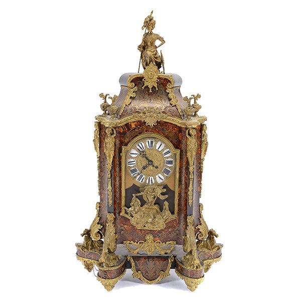 Charles X Gilt Bronze Mounted Boulle Mantel Clock (1 of 1)