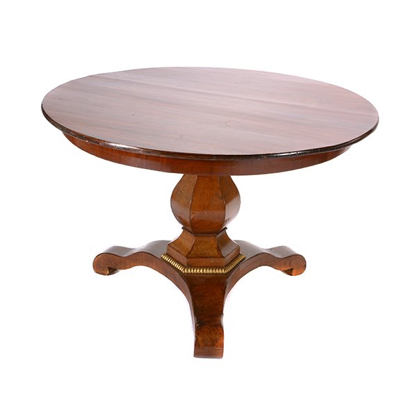 Louis Philippe Walnut and Mahogany Table de Milieu (1 of 4)