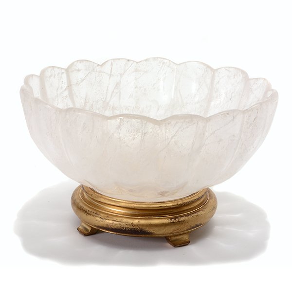 Large Chinese Rock Crystal Bowl (1 of 4)