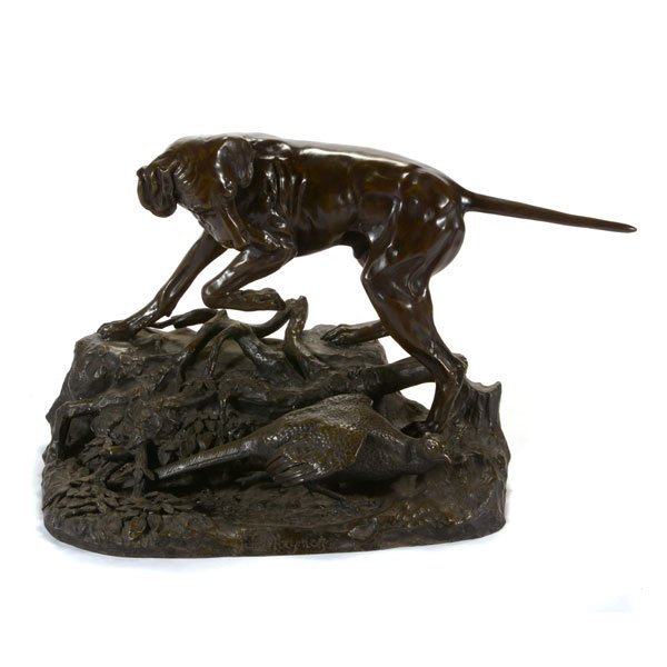 Large Patinated Bronze Figural Group, After Jules (1 of 5)