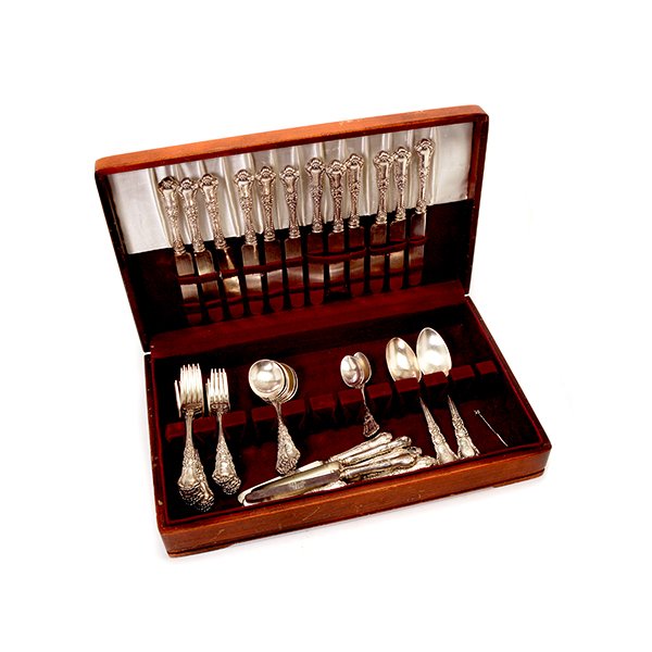 Gorham Old Baronial Sterling Flatware Service (1 of 8)