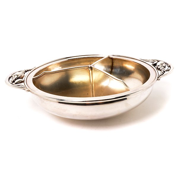 Danish Georg Jensen Blossom Sterling Silver Tripartite (1 of 7)
