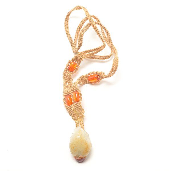 A Russet Jade Toggle, 19th Century (1 of 10)