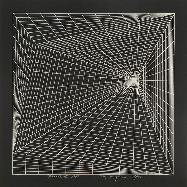 4 ROY AHLGREN Serigraphs "Lineate I, II, III" and (1 of 5)