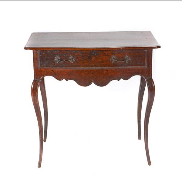 French Provincial Table with Drawer (1 of 5)