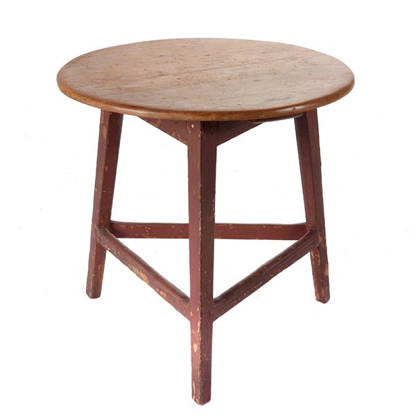 English Painted Pine Wood Cricket Table (1 of 3)