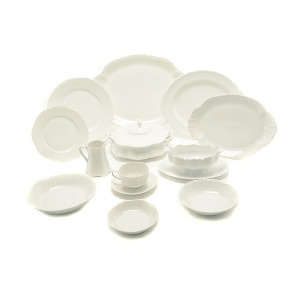 Haviland Limoges White Ground China Service (1 of 10)