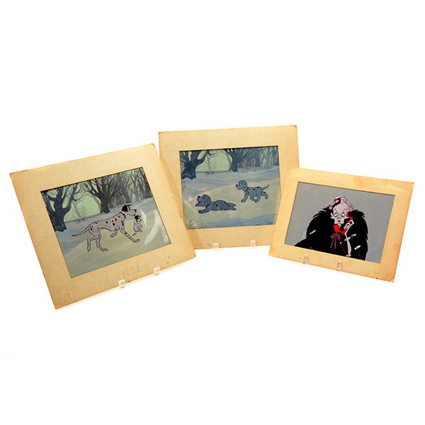 Three Disney Production Celluloids from 101 Dalmatians (1 of 9)
