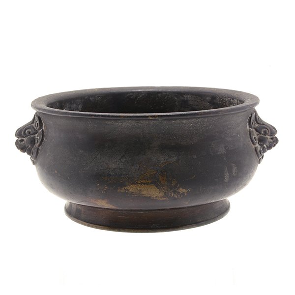 A Bronze Bombe Censer, Qing Dynasty (1 of 9)