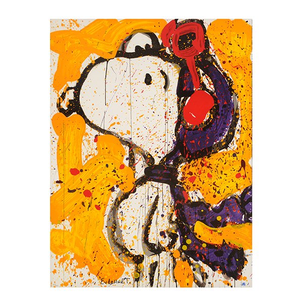 TOM EVERHART Snoopy Lithograph. (1 of 9)