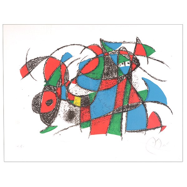 JOAN MIRO "Lithograph II" Signed (1 of 5)