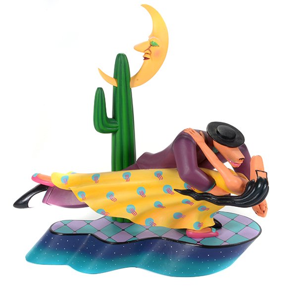 MARKUS PIERSON "Wild Ones Sculpture" Acrylic on Wood. (1 of 10)