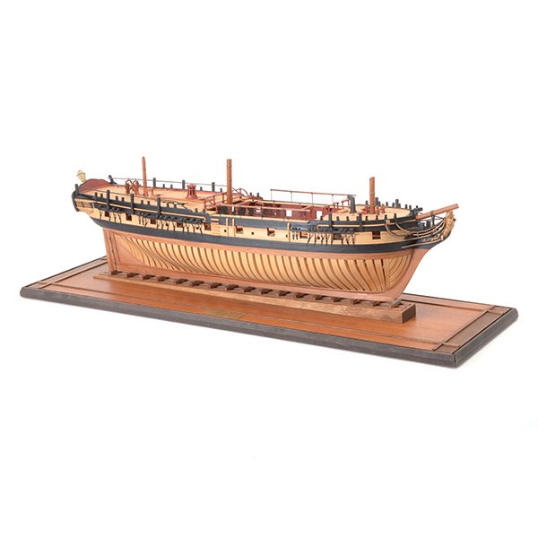 British Warship Alert Model Ship with an Animal (1 of 10)