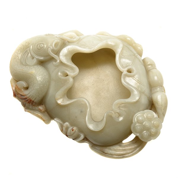 A Celadon Jade Brush Washer (1 of 9)