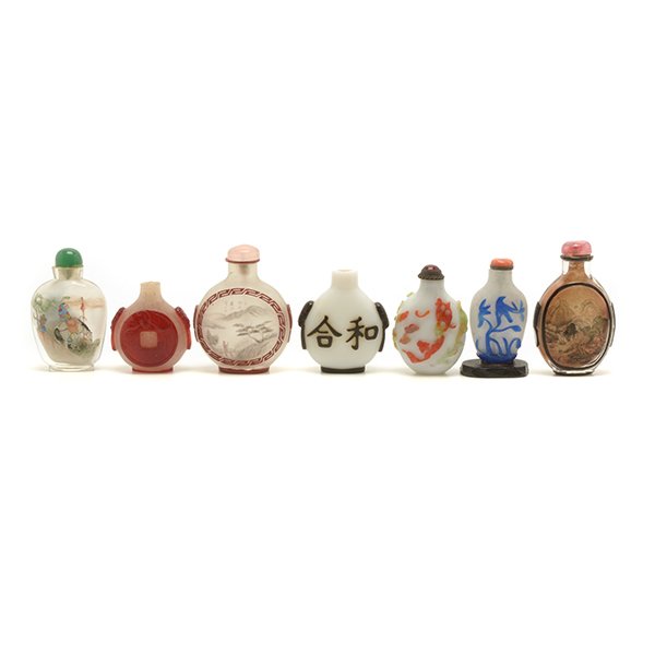 Seven Glass Snuff Bottles (1 of 10)