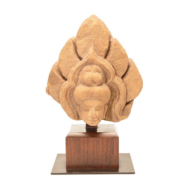 A Khmer Stone Finial Fragment, 13th Century (1 of 7)