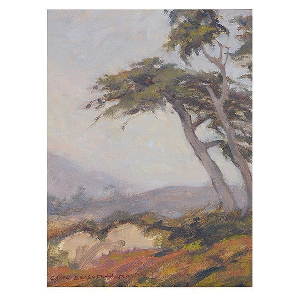 CAROL BRIGHTMAN JOHNSON "Afternoon Fog" Oil on Board. (1 of 5)