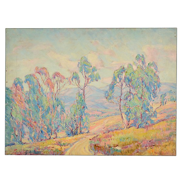 MARIE BOENING KENDALL "Eucalyptus Trees" Oil on Canvas. (1 of 6)
