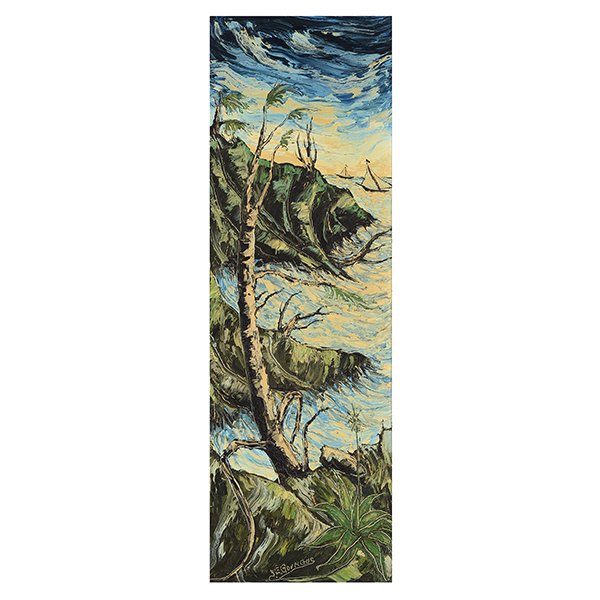 JACQUES ENGUERRAND GOURGUE "Coastal Scene" Oil on (1 of 5)