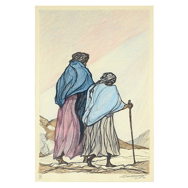 PABLO O'HIGGINS "Dos Mujeres" Lithograph. (1 of 6)