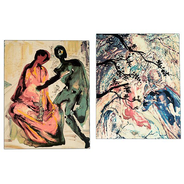 SALVADOR DALI "Anthony and Cleopatra" & "Lancelot and (1 of 10)