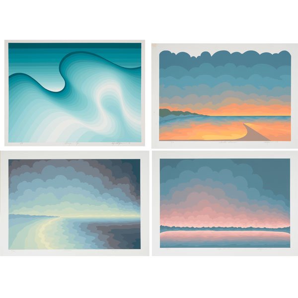 ROY AHLGREN "Solitude", "Safe Harbor", "South Shore" & (1 of 6)