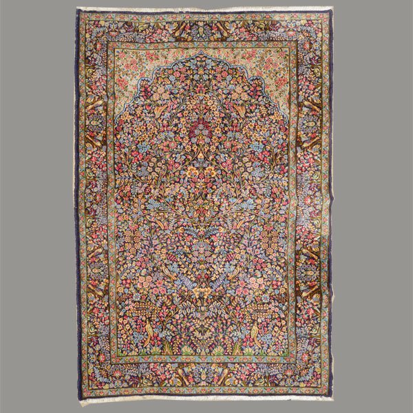Kerman Carpet: 6 feet 5 1/2 inches x 9 feet 8 1/2 (1 of 4)