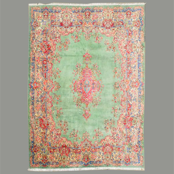 Kerman Carpet: 9 feet 6 inches x 11 feet 11 (1 of 4)