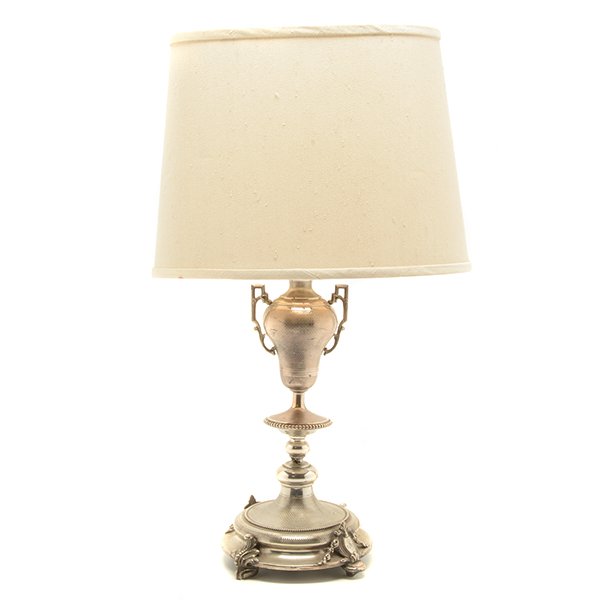 French Engine Turned 800 Standard Silver Urn Form Table (1 of 7)