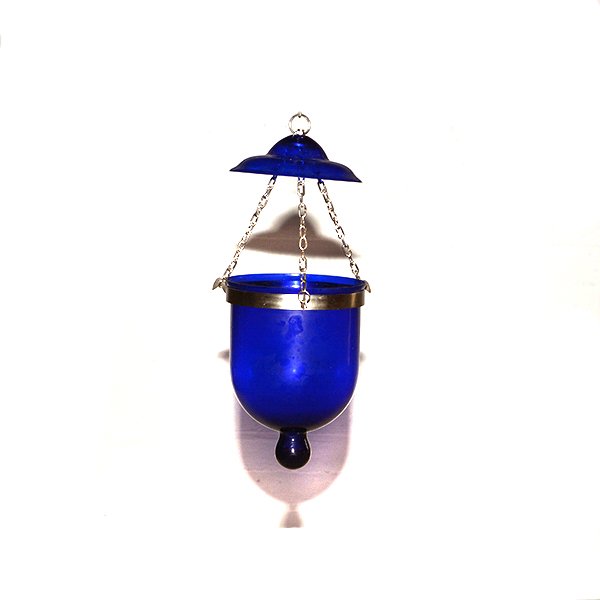 Moonstruck Cobalt Blue Lantern H14" x W8" (1 of 1)