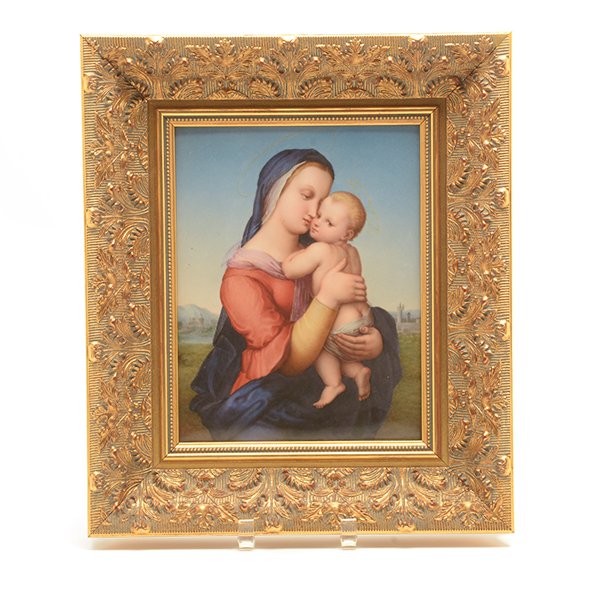 KPM Porcelain Plaque "Madonna and Child" (1 of 6)