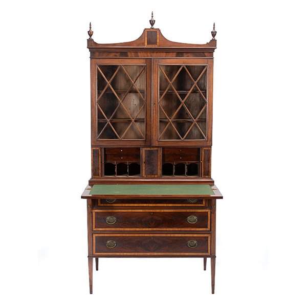 Federal Mahogany Secretary Bookcase (1 of 4)