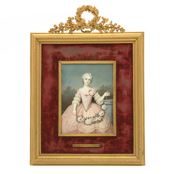 French Portrait Miniature of Madame Beaujolais (1 of 9)