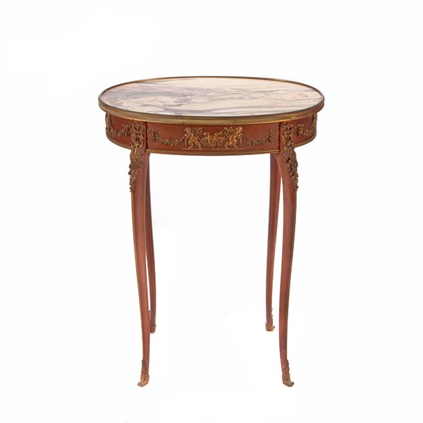 Louis XV/XVI Style Gilt Bronze Mounted Mahogany (1 of 10)