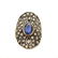Victorian Sapphire, Diamond, Silver-Topped, 14k Yellow - 2