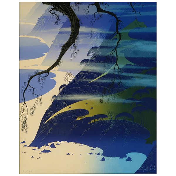 EYVIND EARLE "Mystical Fog" Serigraph. (1 of 7)