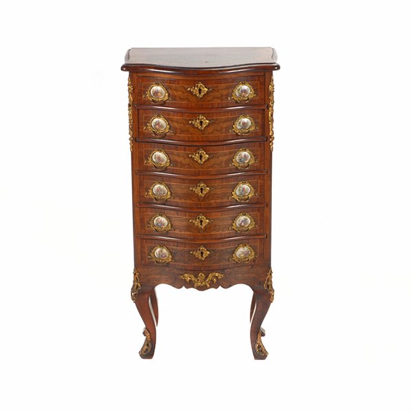 Napoleon III Gilt Bronze and Porcelain Plaque Mounted (1 of 10)