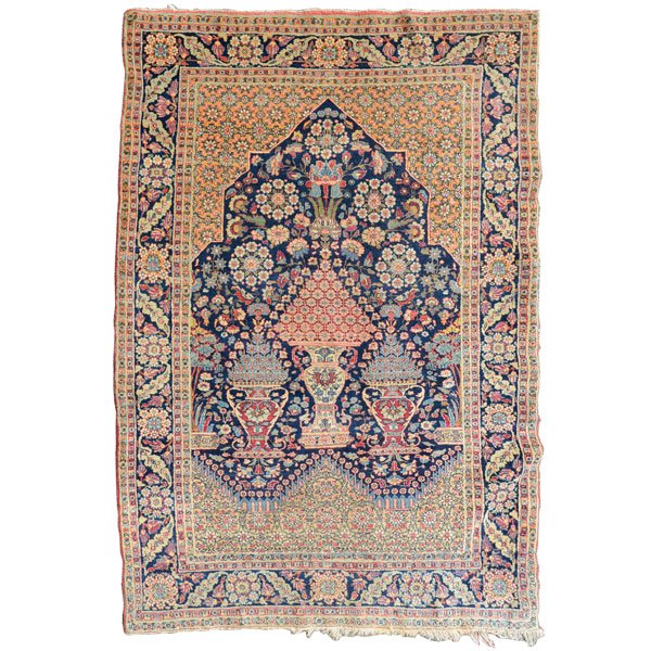 Lavar Kerman Carpet: 4 feet 8 inches x 6 feet 9 inches (1 of 4)