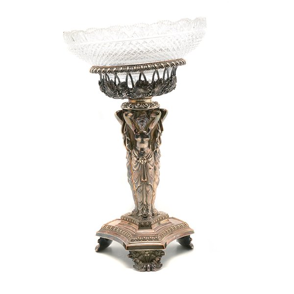 Aesthetic Movement Silver Plated Figural Epergne (1 of 10)