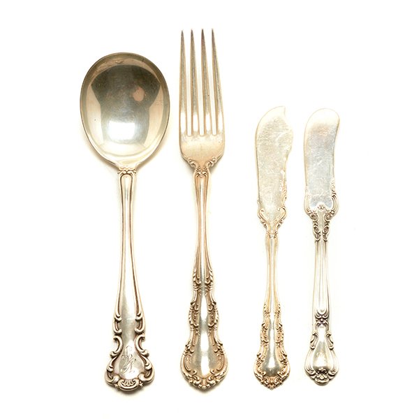 Associated Suite of American Sterling Silver Flatware (1 of 10)