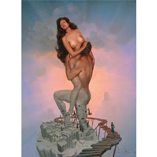 John Pitre "Passion" Embellished Serigraph. (1 of 10)