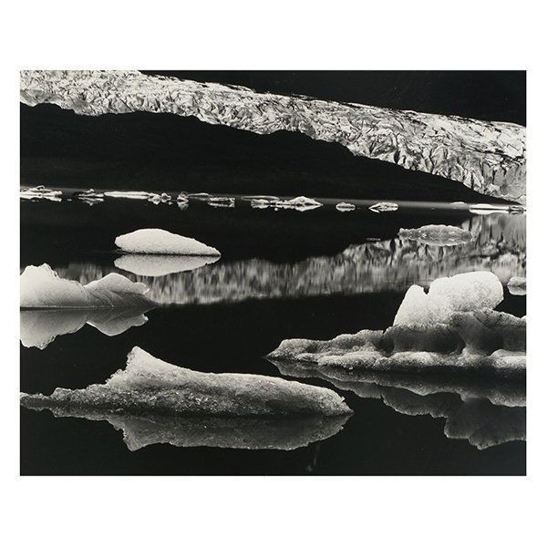 Brett Weston "Mendenhall Glacier, Alaska 1973" silver (1 of 6)