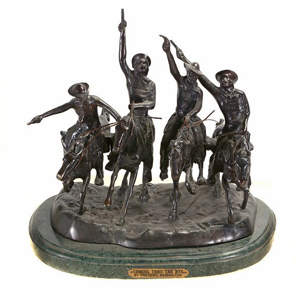 After Frederick Remington "Four Cowboys" bronze (1 of 10)