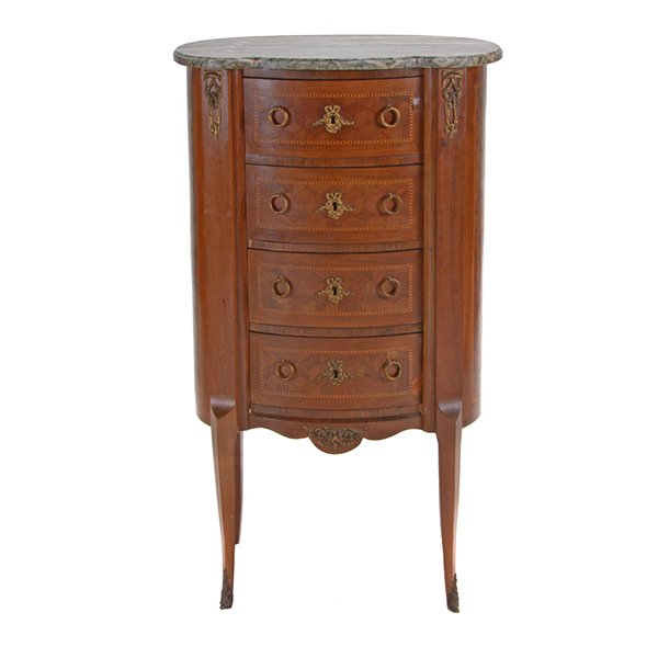 Louis XV/XVI Style Kidney Shaped Chest of Drawers (1 of 10)