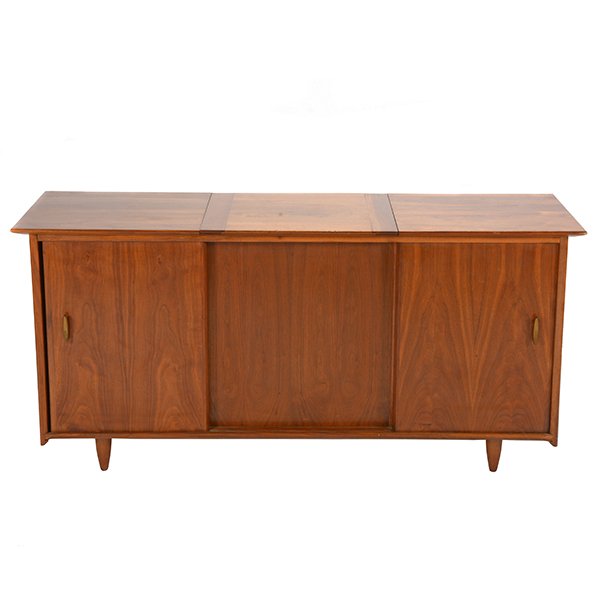 Danish Mid Century Modern Stereo Cabinet Credenza (1 of 7)