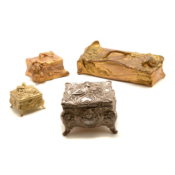 Four Jennings Brothers Art Nouveau Gilt or Silver (1 of 10)