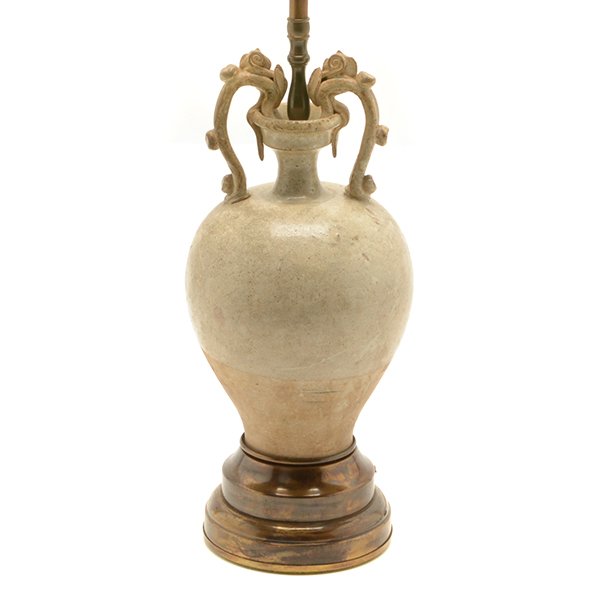 A Straw Glazed Amphora Vase, Tang Dynasty (1 of 9)