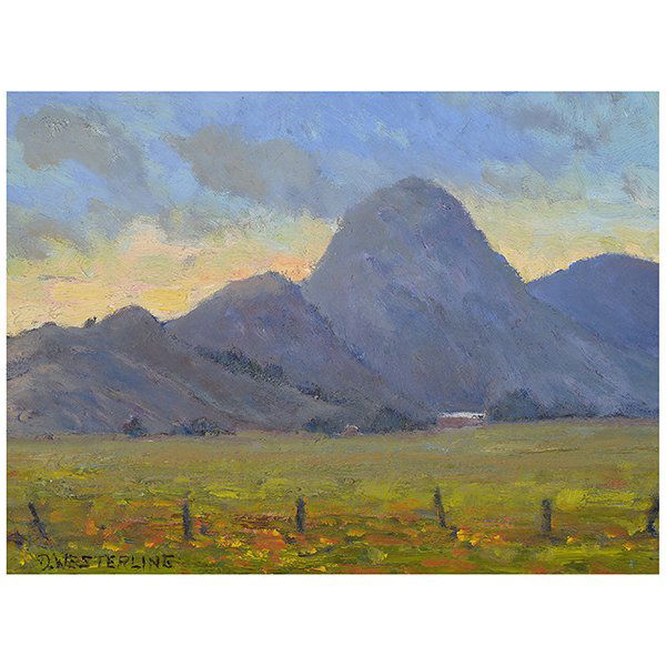 Dennis Westerling "Near Sutter" oil on board (1 of 5)